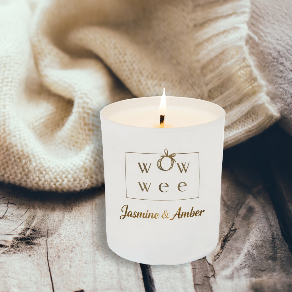 WowWee.ie Scented Candle - Jasmine & Amber - not personalised, just enjoyed!