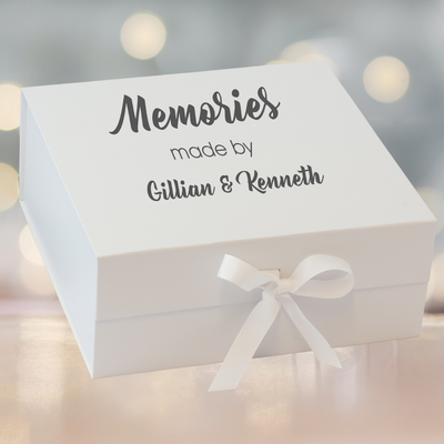 Personalised Keepsake Box for Couples - Memories Made By