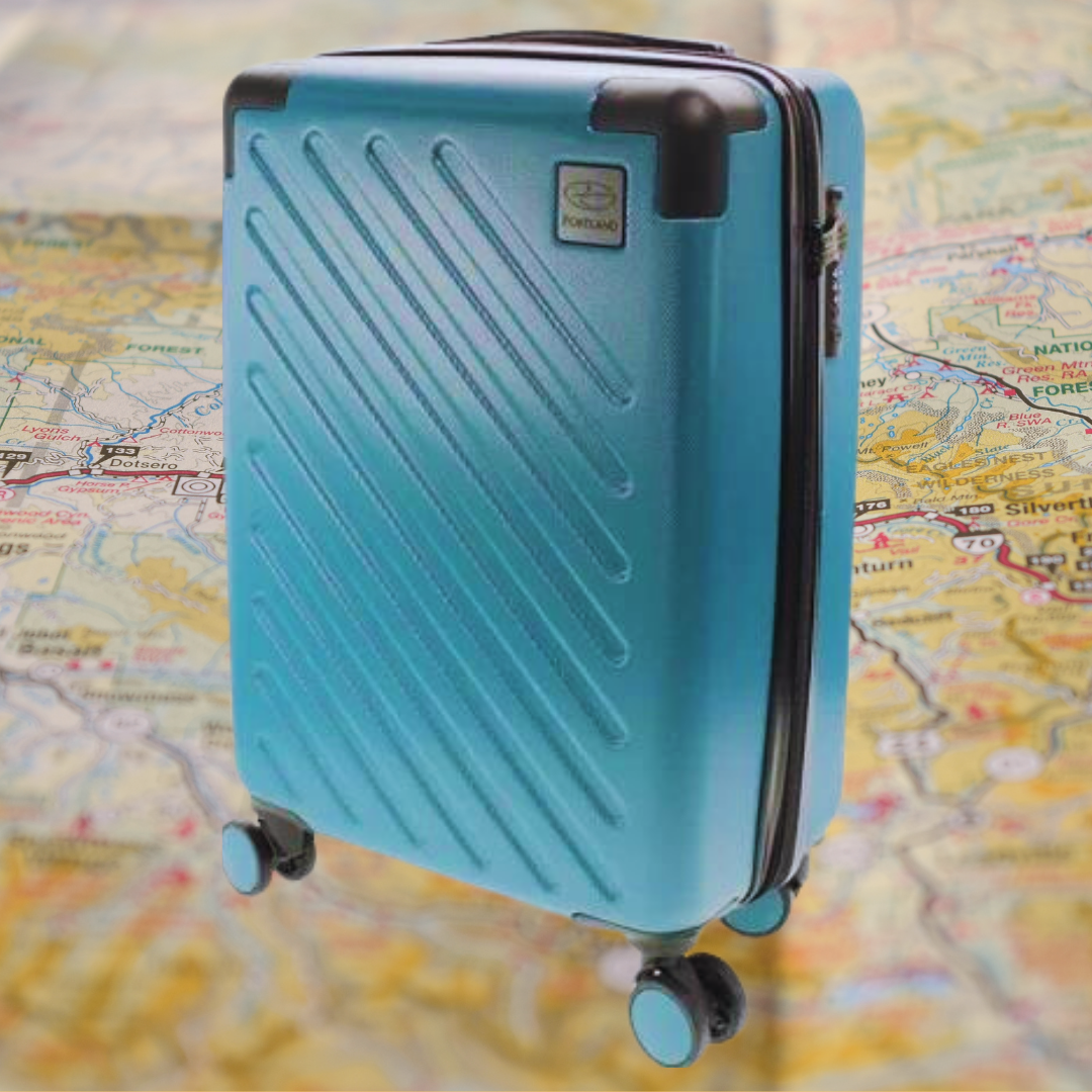 Personalised top hard suitcase