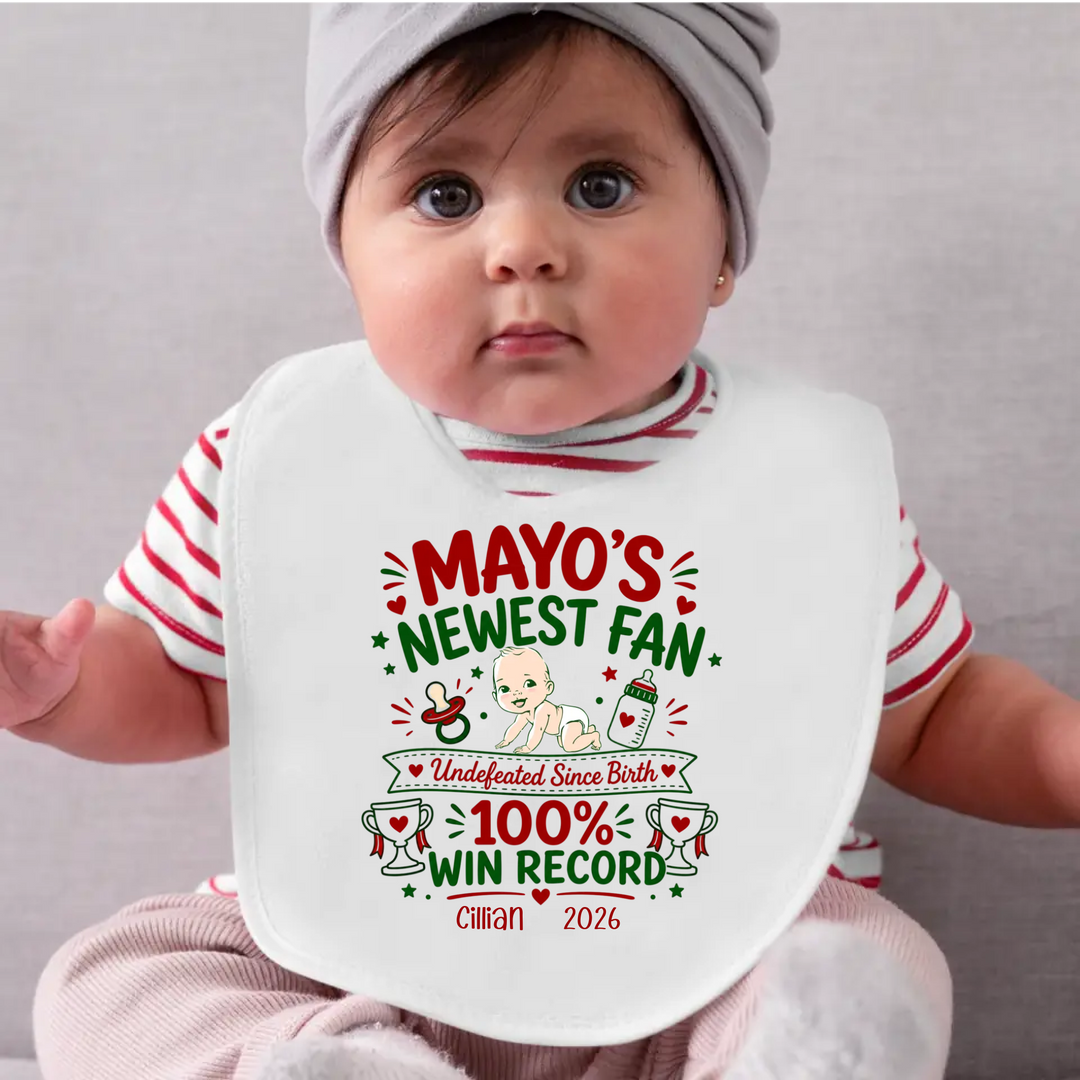 Mayo's Newest Fan Bib