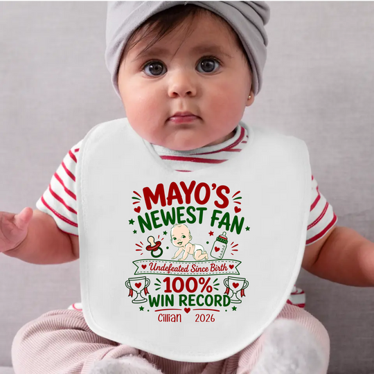 Mayo's Newest Fan Bib