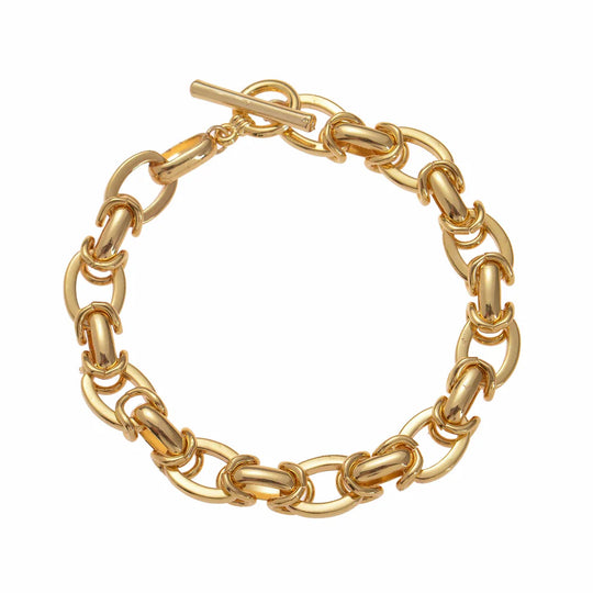 Chunky Oval Bracelet with Style