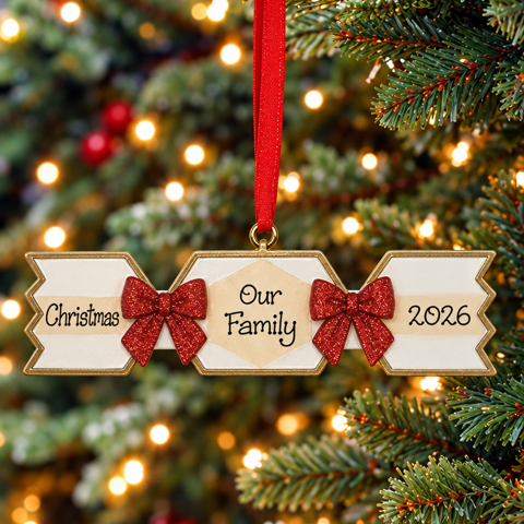 Personalised Christmas Ornament - Christmas Cracker - NEW