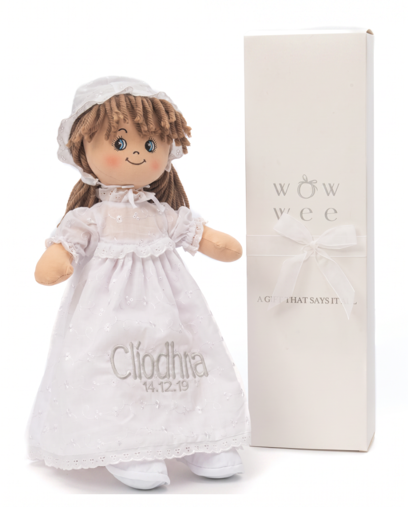 Personalised Christening Rag Doll - Award Winning BEST SELLER ⭐️⭐️⭐️⭐️⭐️