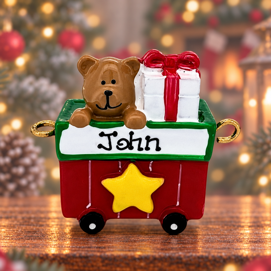 Personalised Linking Train - Single STAR Carriage - add carriages each year