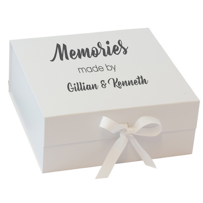 Personalised Keepsake Box for Couples - Memories Made By