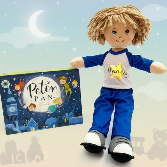 Personalised Rag Boy Gift Set - PJ Buddy & Book