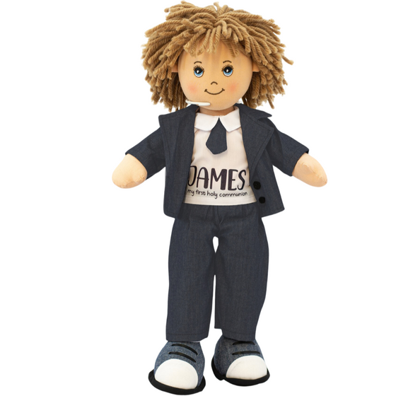 Personalised Communion Rag Boy