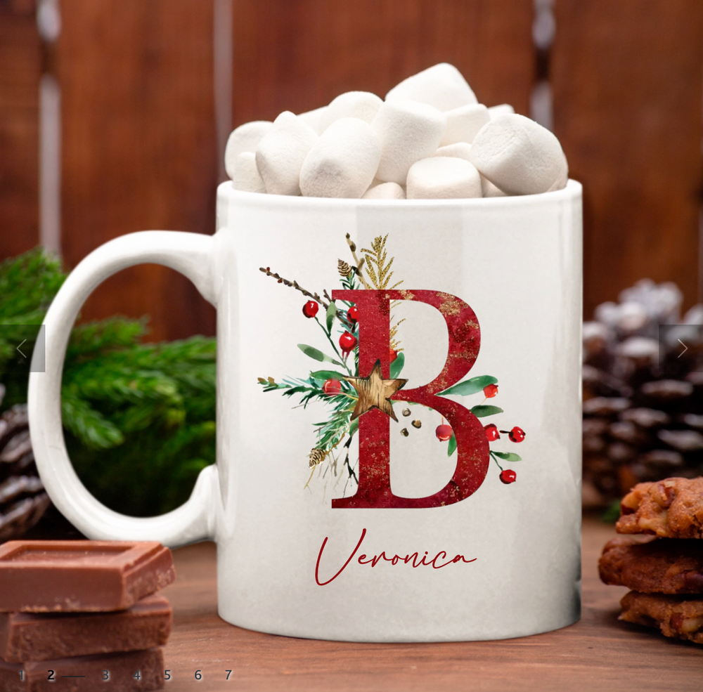 Personalised Irish Christmas Gift Set - Festive Mug and Butler's Mini Christmas Cracker