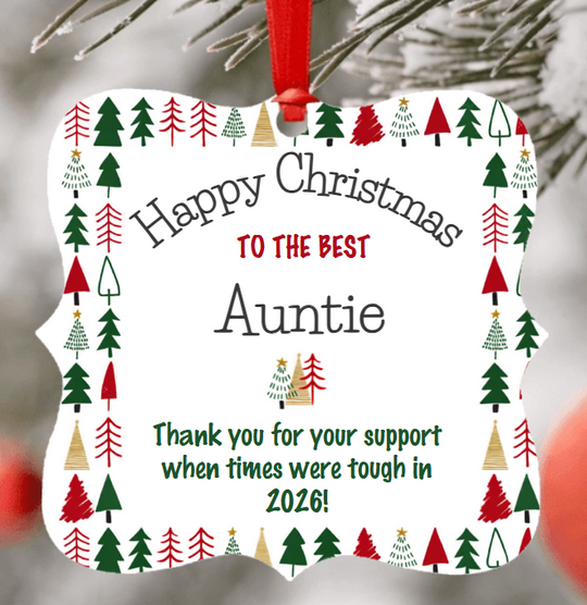 Christmas Hamper For the Best - Personalised Ornament, Festive Candle & Butler's Chocolates
