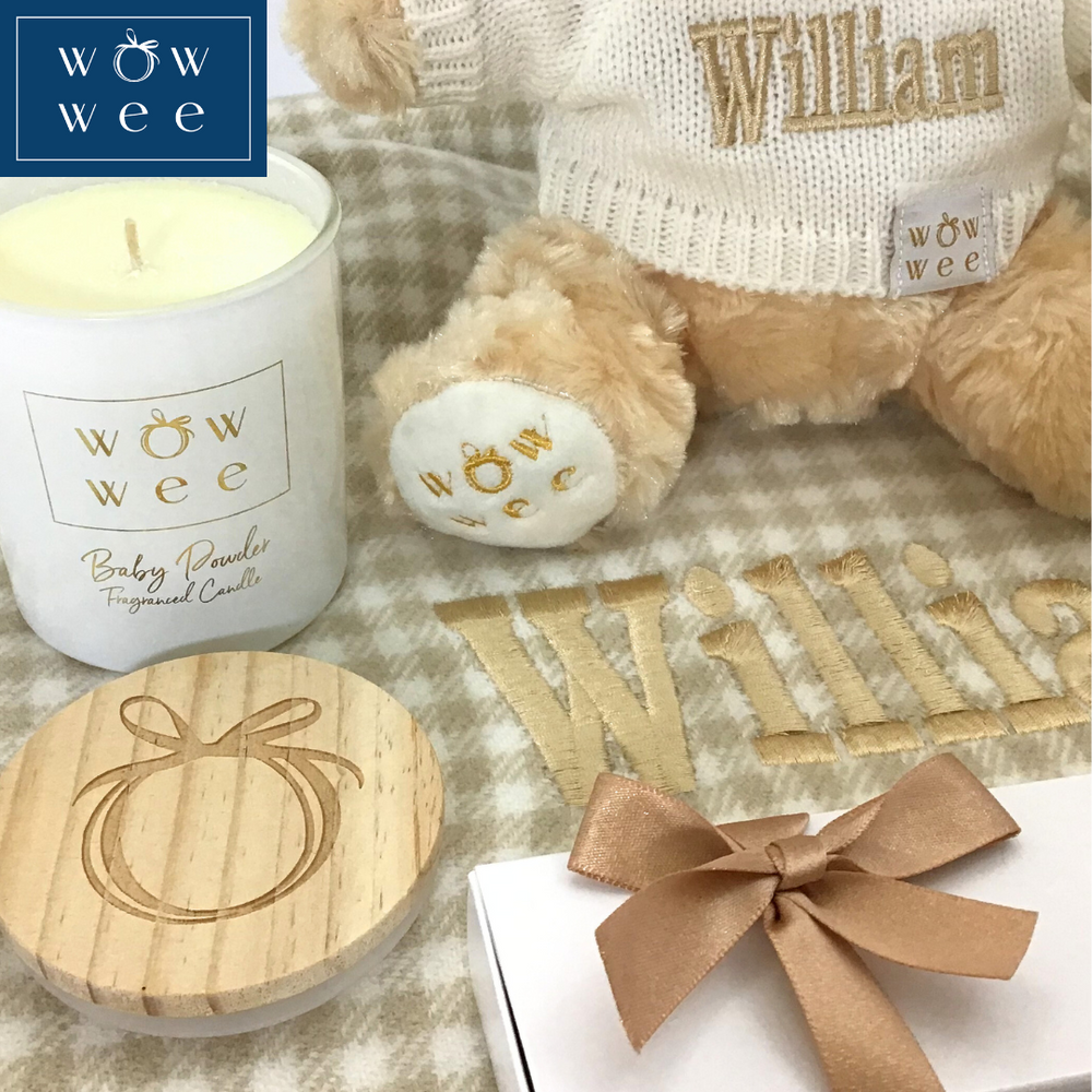 Personalised Luxury Signature Hamper Gift Box - Neutral & Irish for Parent and Baby
