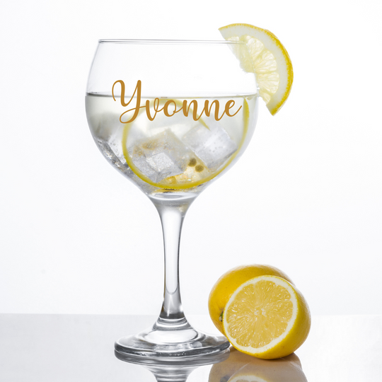 Personalised Gin Glass - Perfect for Gin & Tonic Lovers