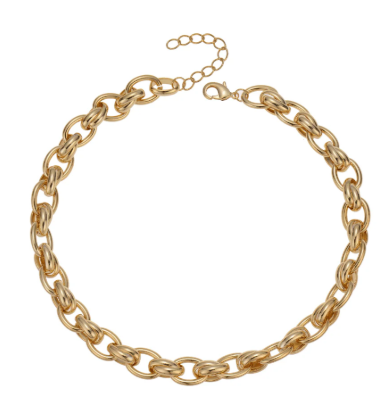 Chunky Oval Necklace - Beautiful Chain