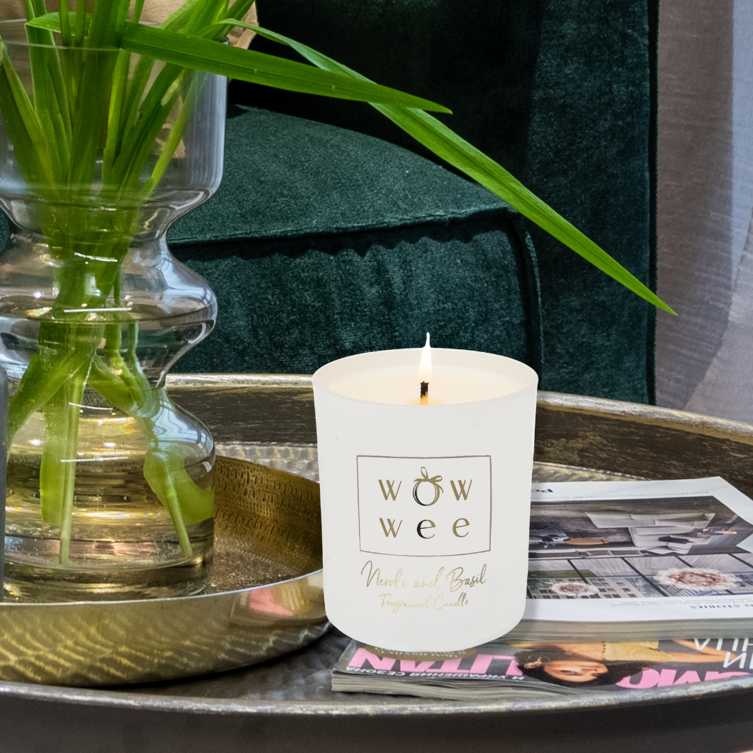 WowWee.ie Signature Scented Candle | Basil & Neroli - not personalised, just enjoyed!