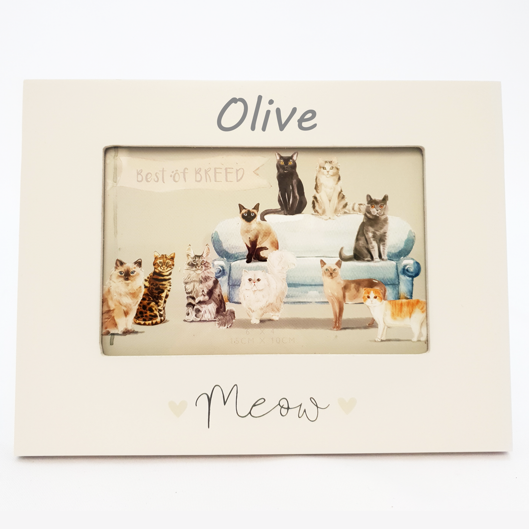 Meow - Personalised Cat Frame