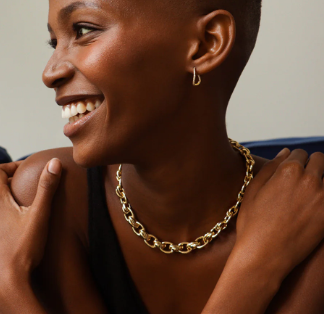 Chunky Oval Necklace - Beautiful Chain