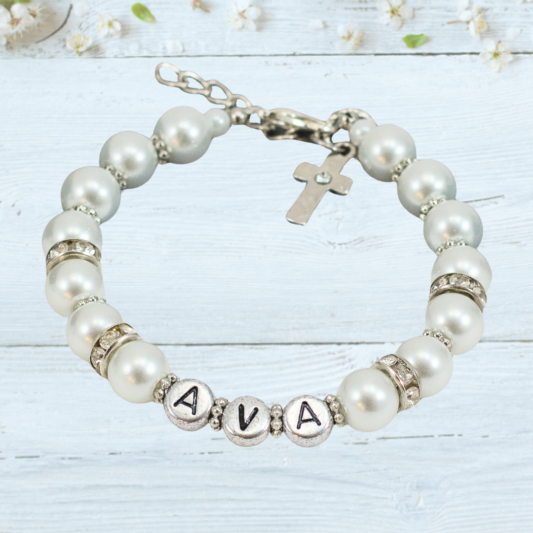First communion bracelet personalized discount