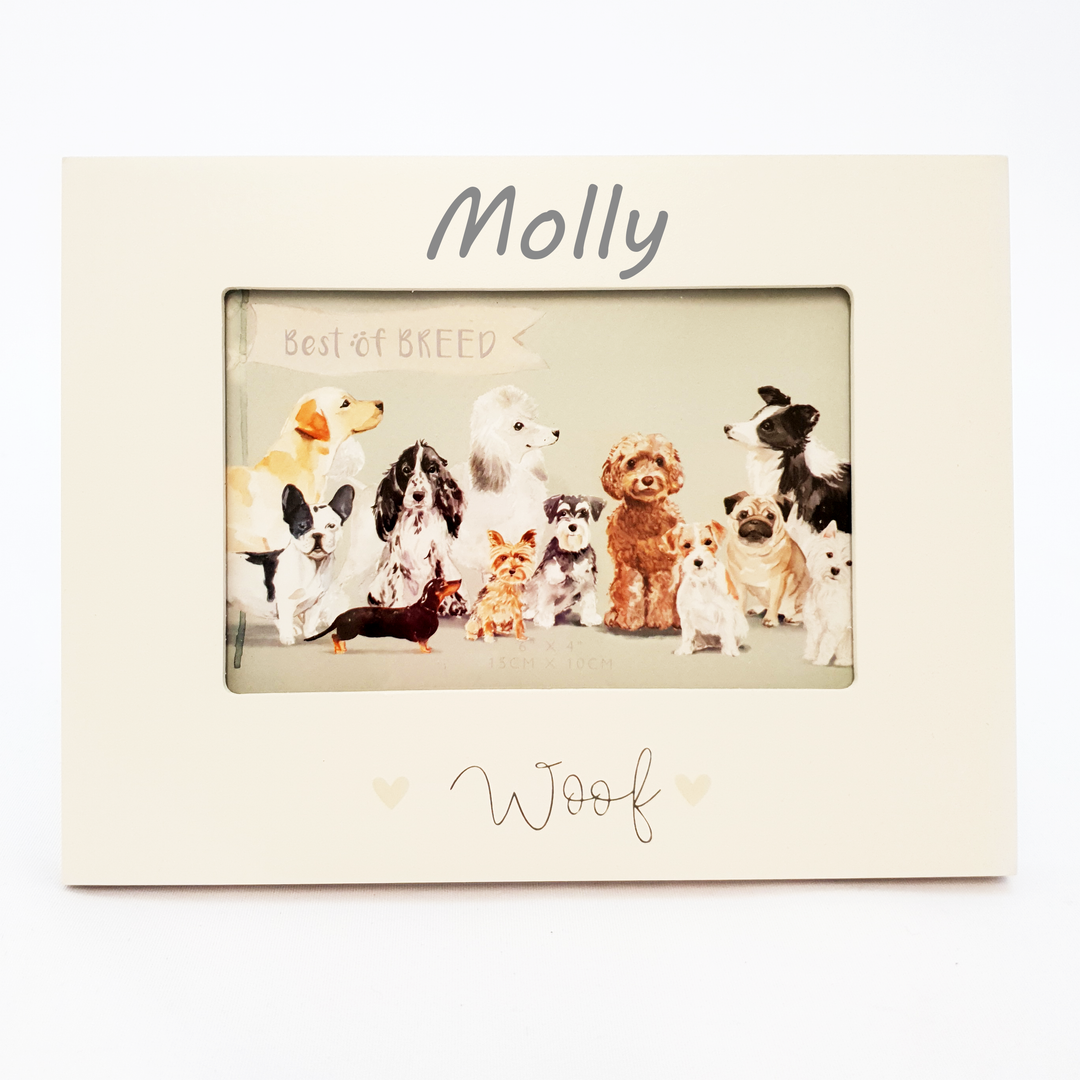 Woof - Personalised Dog frame