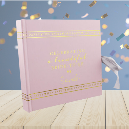 Personalised Hen Party Photo Album - Celebrating a Beautiful Bride to be