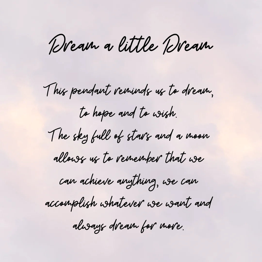 Dream a Little Dream Necklace - Moon & Stars