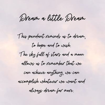Dream a Little Dream Necklace - Moon & Stars