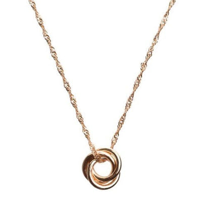 Twisted Circle Knot Necklace