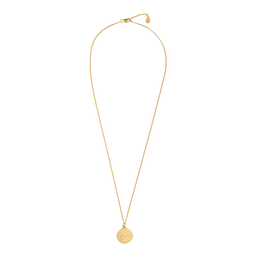 June Birthstone Necklace - 18ct Gold and Pearl Moonstone symbolises Balance and Female Energy