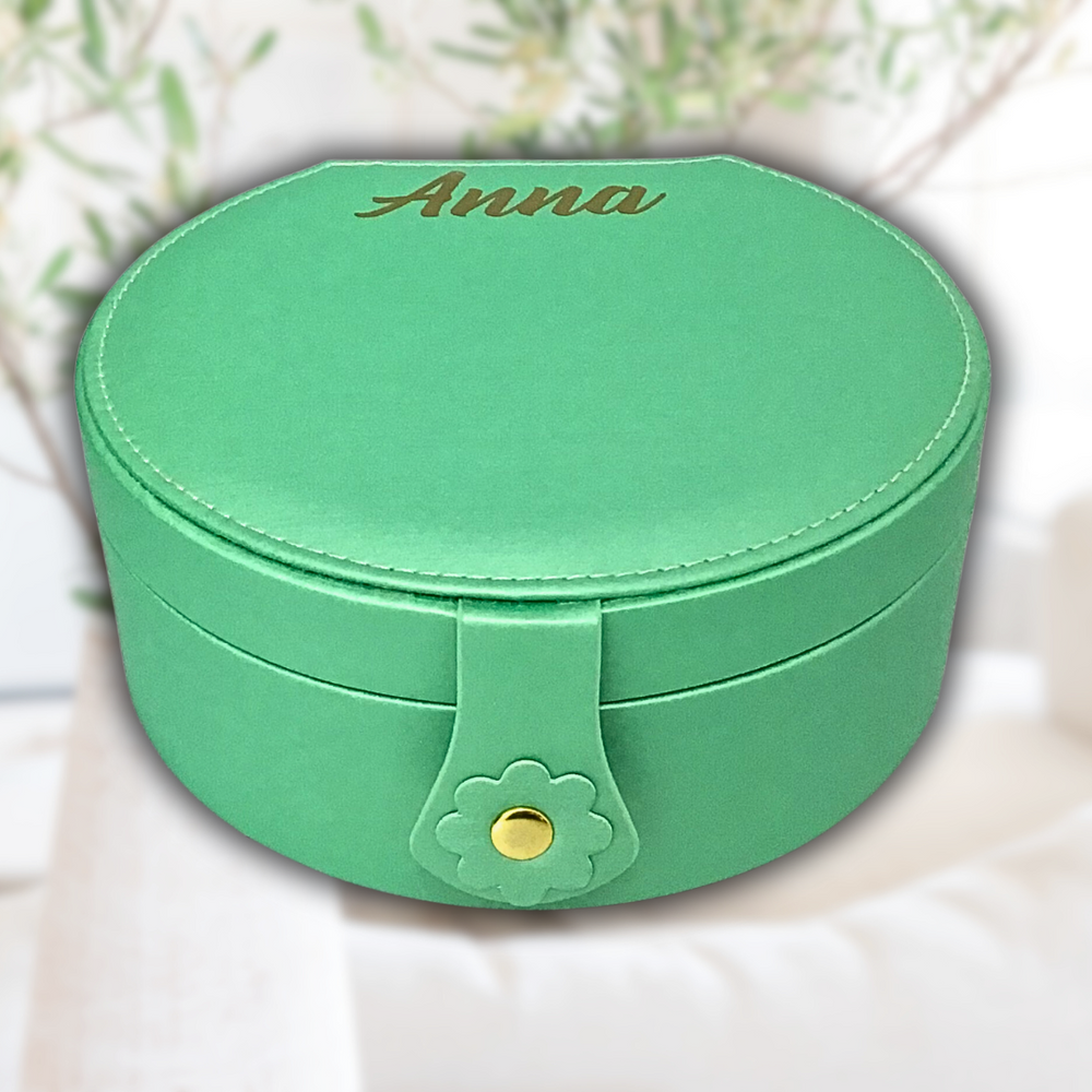 Personalised Mossy Charm Jewellery Box - Spacious and Luxurious