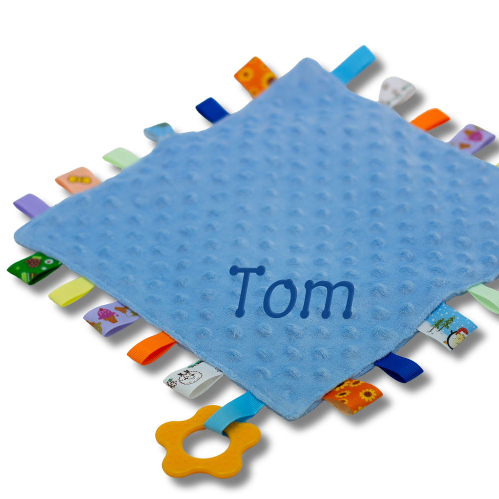 Personalised Taggie Blue Bubble