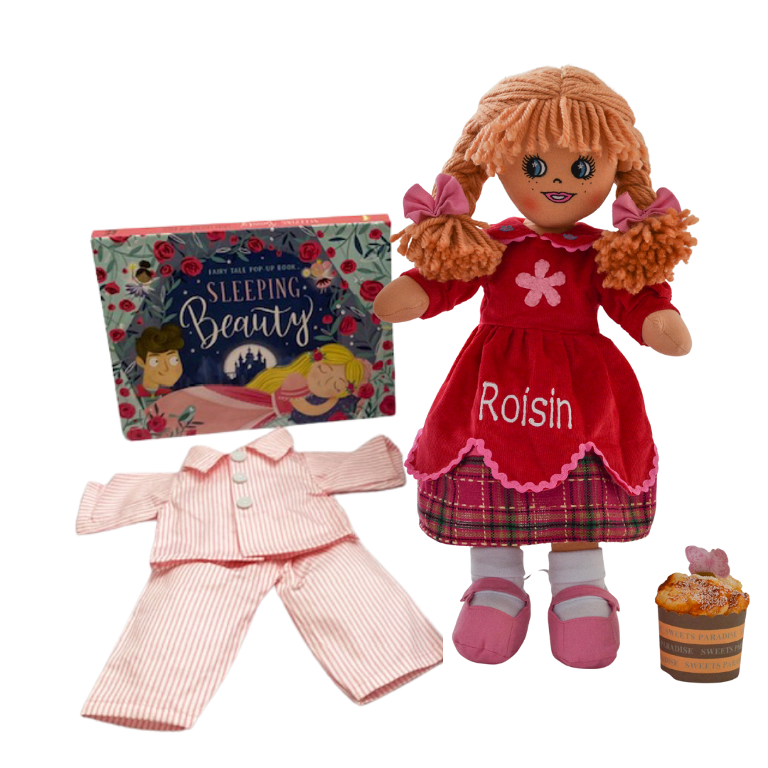 Personalised Rag Doll Gift Set - Poppy, PJs & Book