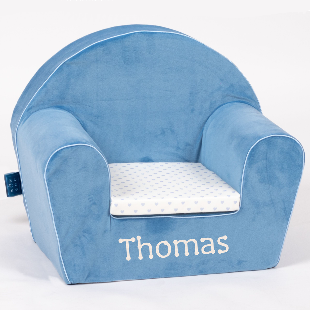 Personalised Chair - Little Boy Blue - Luxurious Velvet