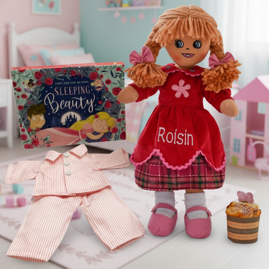 Personalised Rag Doll Gift Set - Poppy, PJs & Book