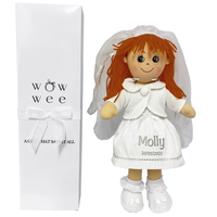 Personalised Communion Rag Doll - Red Hair