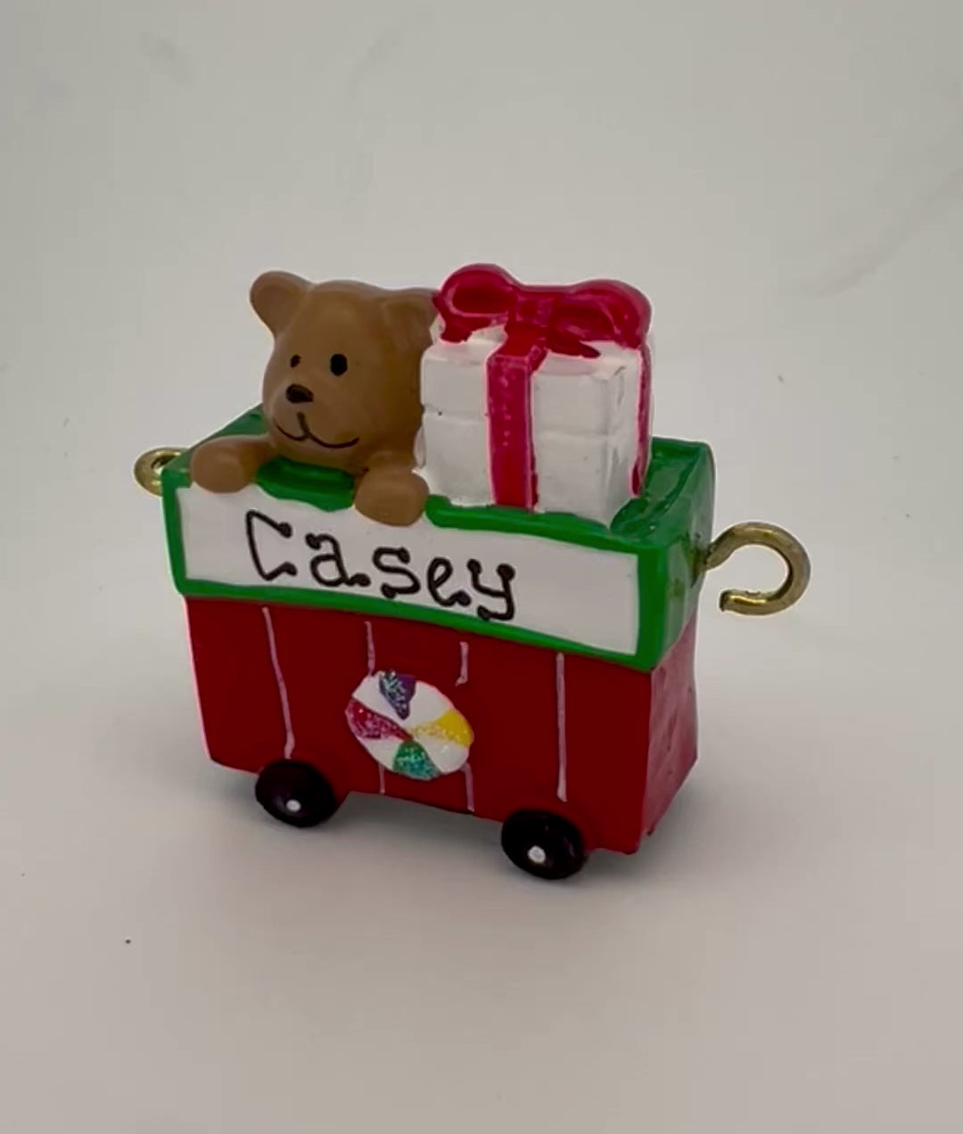 Personalised Linking Train - Single SWIRL Carriage - add carriages each year