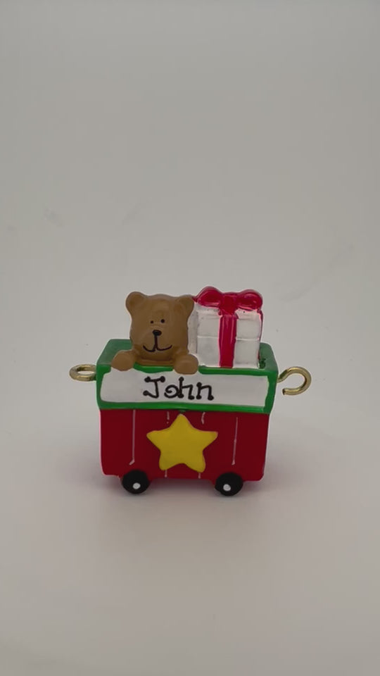 Personalised Linking Train 7 Carriages in 'Our Christmas Express' Gift Box