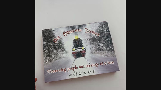 Personalised Linking Train 4 Carriages in 'Our Christmas Express' Gift Box