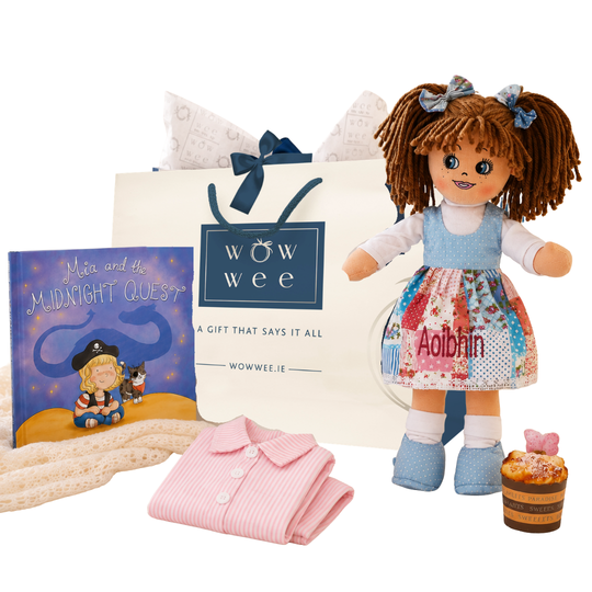 Personalised Rag Doll Gift Set - Ella Rose, PJs & Book - NEW