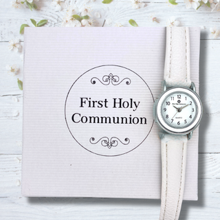 Silver Communion Watch for Girls - Timeless Keepsake for a Special Occasion in Gift Box
