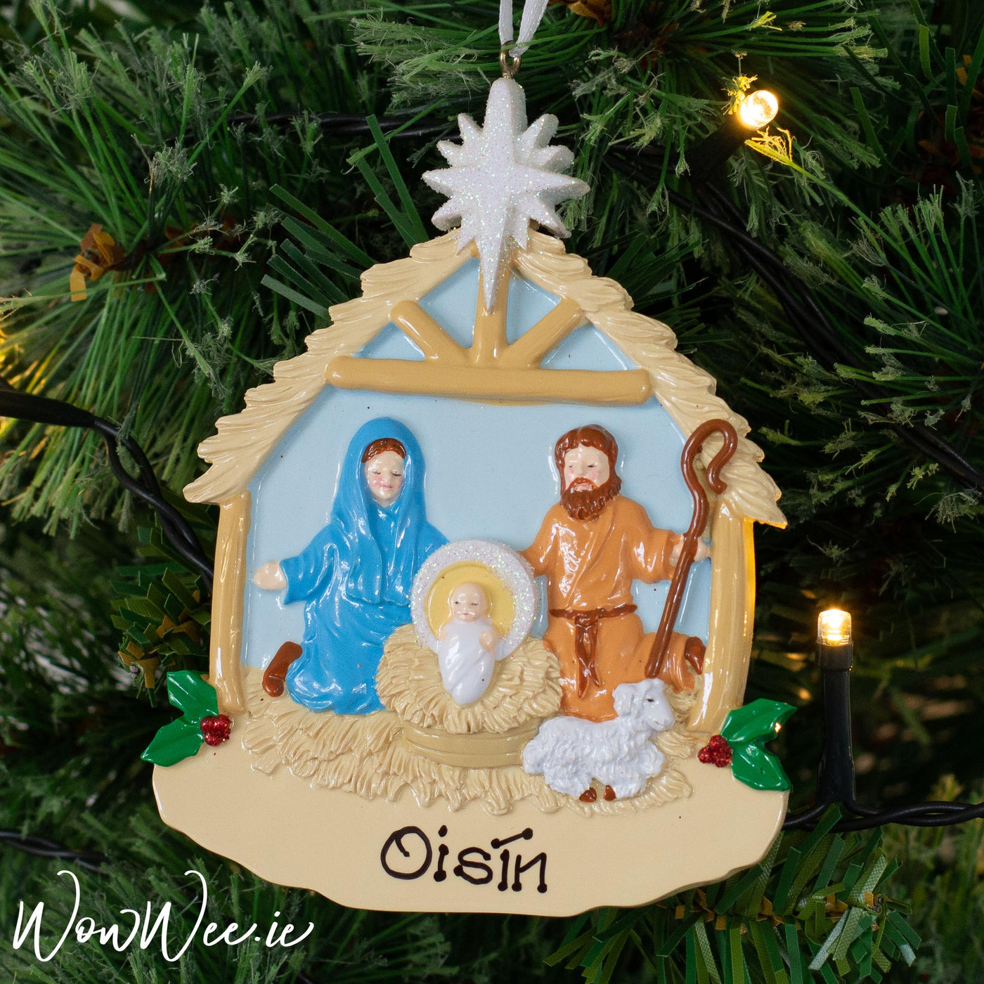 Nativity ornaments by their nature are suitable for all christmas trees around the world.  Its a personalised way of celebrating the birth of Jesus into the world.