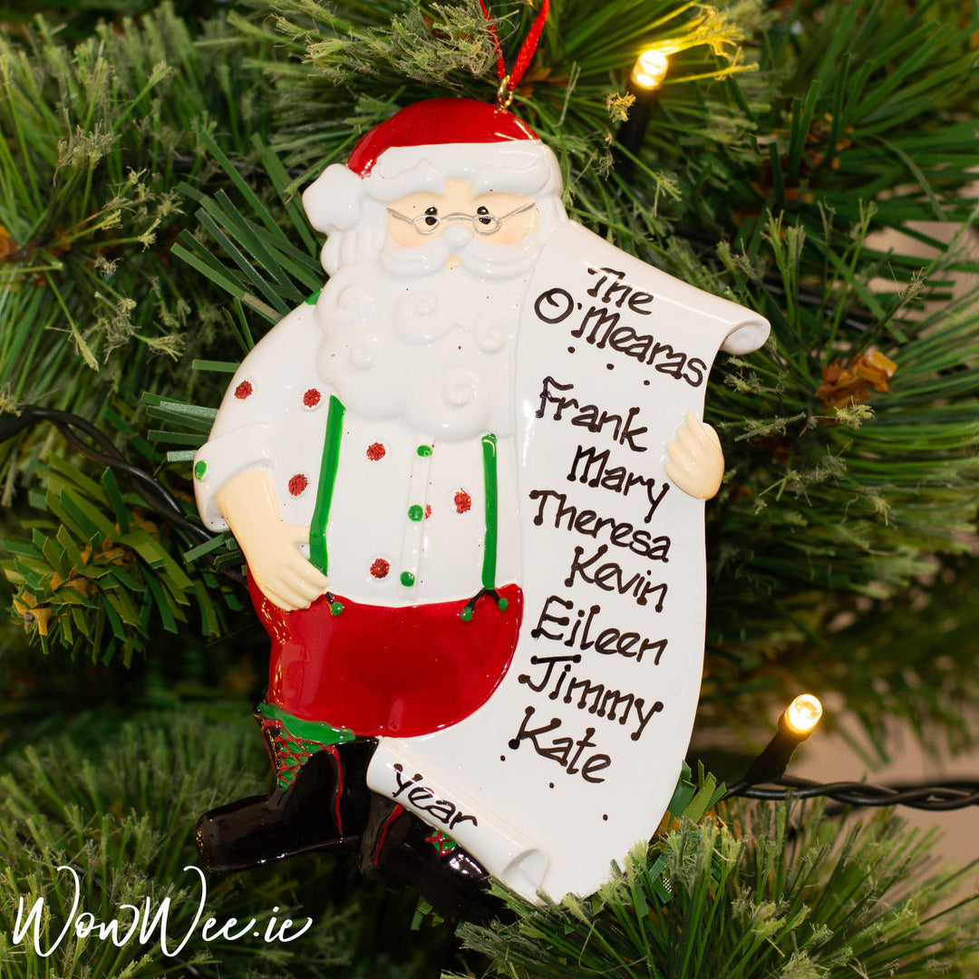 This Personalised Christmas Ornament is ideal if you are wanting to include all grandchildren, friends or colleagues names