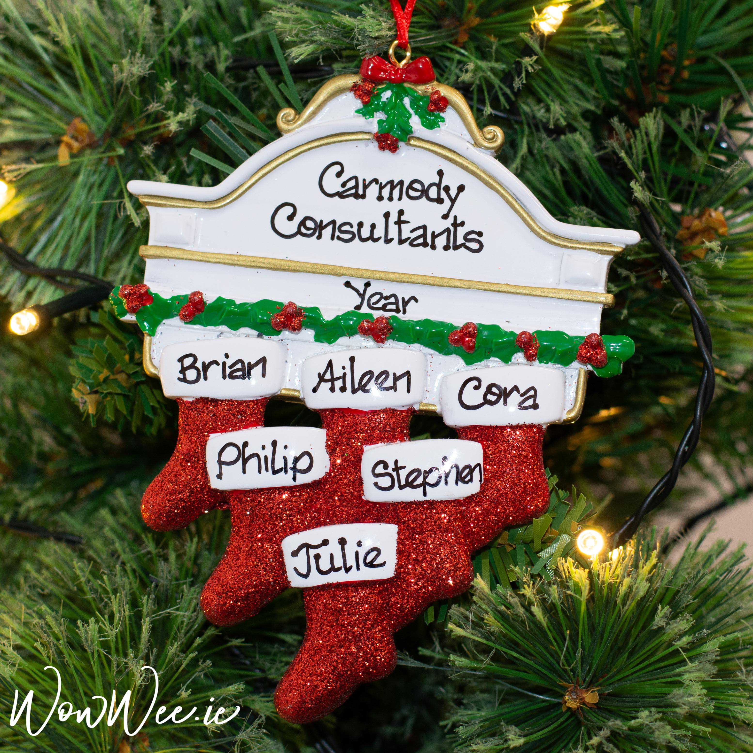Personalised Christmas Ornaments Personalised Christmas Decorations