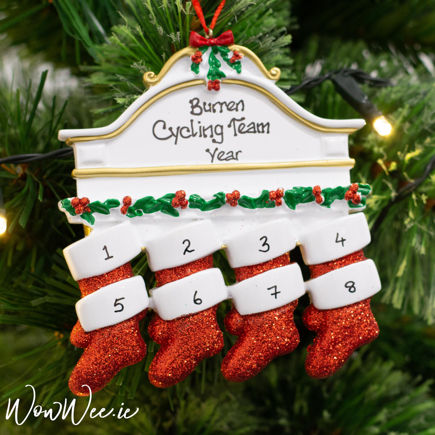 Personalised Christmas Ornaments - Mantle 8 - WowWee.ie Personalised Gifts
