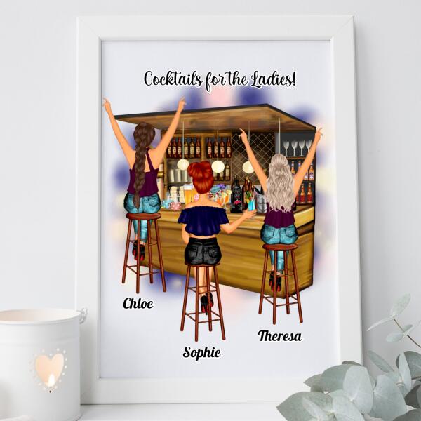 Personalised Ladies Night & Cocktails - Frame