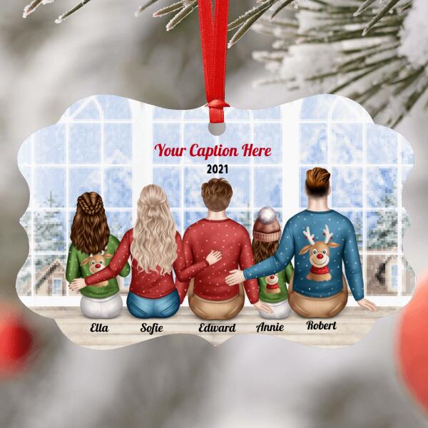 Personalised Christmas Jumpers Ornament - Parents, Adult Son, Teenager & Child