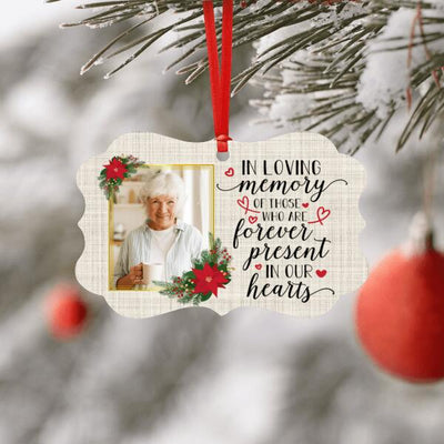 Personalised Christmas Ornament - Forever In Our Hearts - Upload Your Own Photo