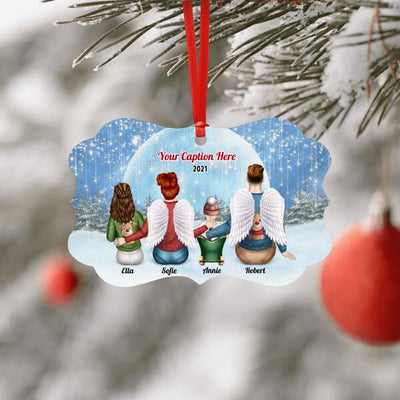Personalised Memorial Christmas Ornament - Parents, Teenager & Baby