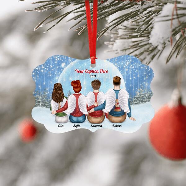 Personalised Memorial Christmas Ornament - Parents, Adult Son & Teenager