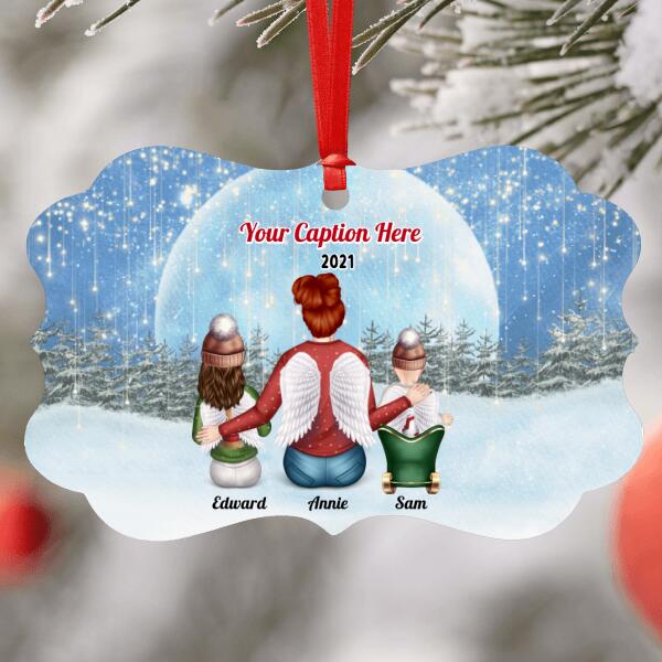 Personalised Memorial Christmas Ornament - Mother, Child & Baby