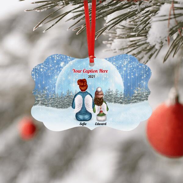 Personalised Memorial Christmas Ornament - Mother & Child