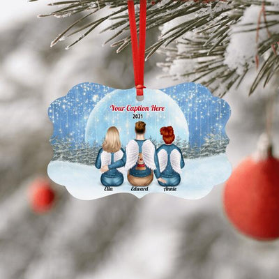 Personalised Memorial Christmas Ornament - Siblings/ Friends 2 Female & 1 Male